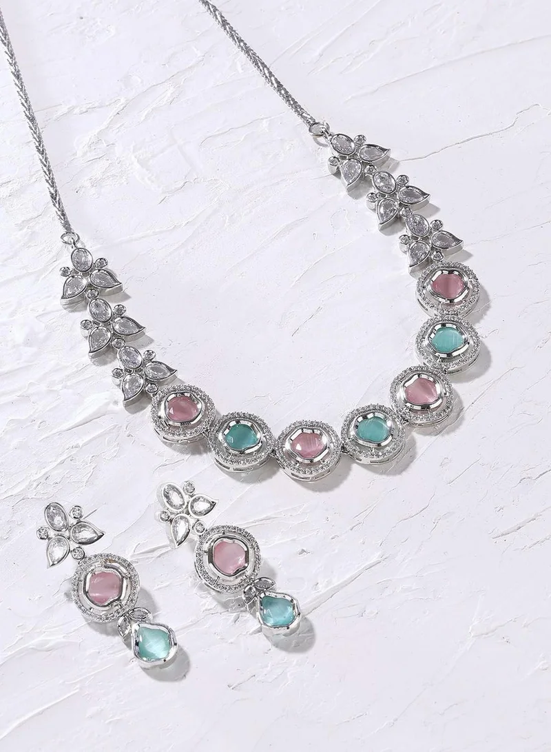 Priyaasi - Studded Beaded Jewellery Set
