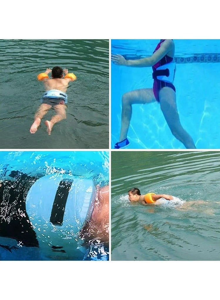 HAIZID Swimming Floatation Exercise Belt, Swim Training Kickboard Waist Belt for Low Impact Swimming Pool Workouts, Physical Therapy and Learning Swim Training Swim - EVA Foam Buoyancy Belt Swimming Aid - Image 2