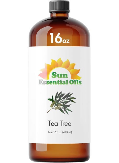 Sun Essential Oils Sun Essential Oils - Tea Tree Essential Oil 16oz for Aromatherapy, Diffuser, Repellant - Tea Tree Oil 16 Fl Oz 