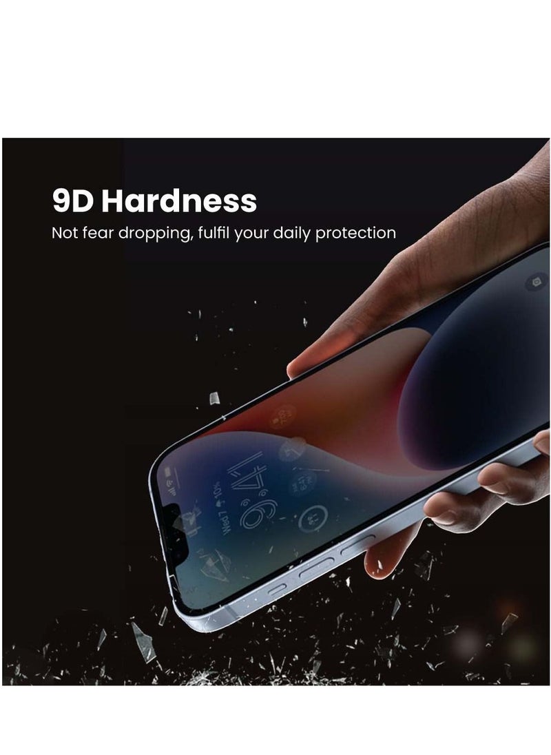 Brave - Privacy Screen Protector for iPhone 12 Pro 6.1inch 9H Anti-Spy Tempered Glass Unbreakable Edge to Edge Coverage Bubble Free, HD Clear, Anti-Scratch, Anti Crack, Easy Installation Including Easy Align - Image 1