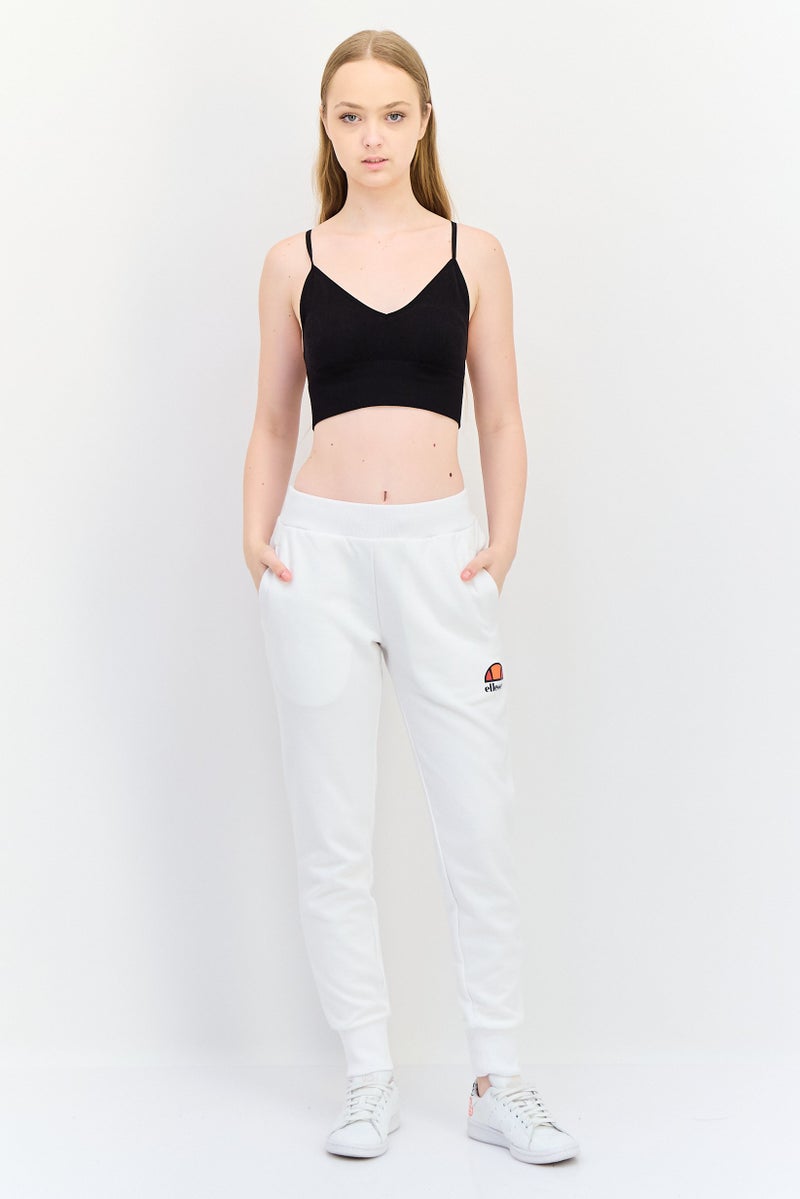 Ellesse Women Sportswear Fit Outdoor Sweatpants, White - Image 2