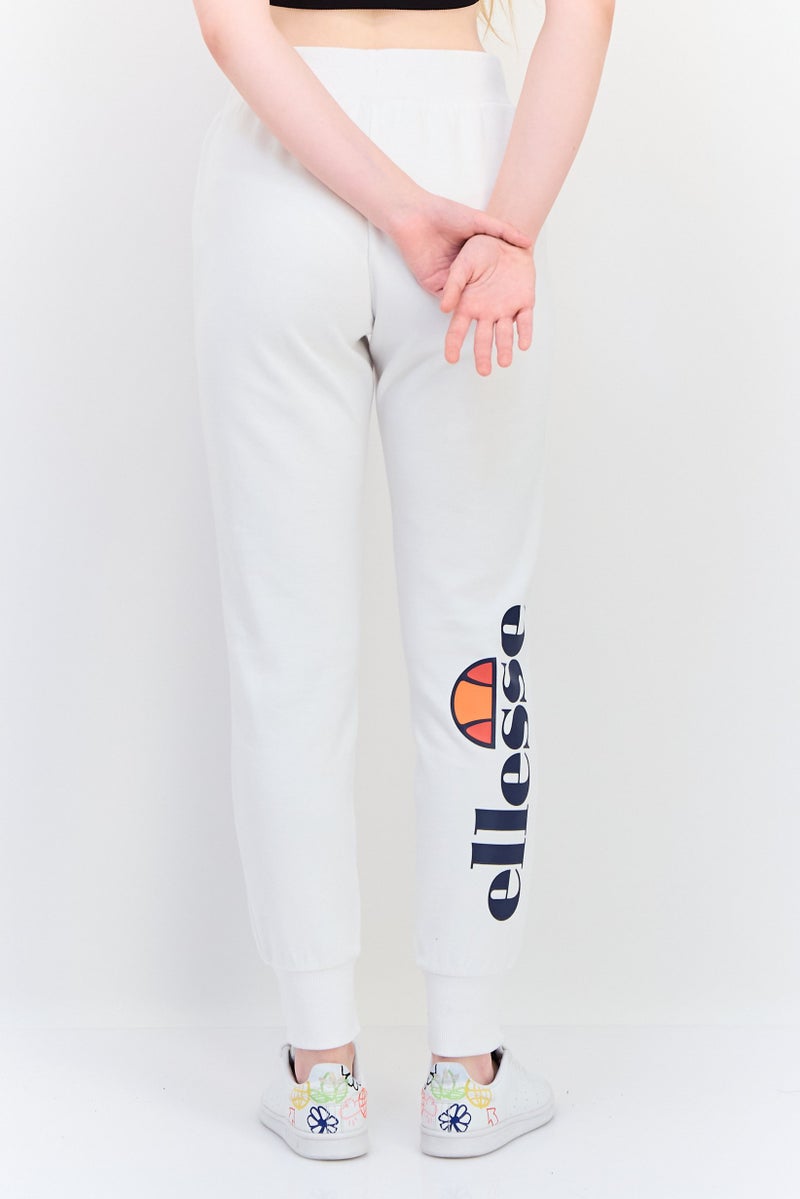Ellesse Women Sportswear Fit Outdoor Sweatpants, White - Image 4