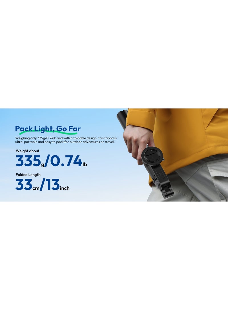 يولانزي TT88 4-in-1 Mode MagSafe Overhead Selfie Stick T111 - Black - Image 3