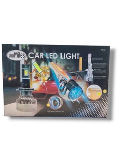 100Miles 100Miles 75W Car LED Headlights H4 bulb  - Image 1