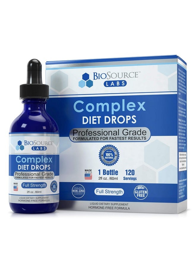 BioSource Labs - Complex Diet Drops Best Natural Weight Management Drops For Men And Women (1 Bottle 2 Fl Oz) - Image 1