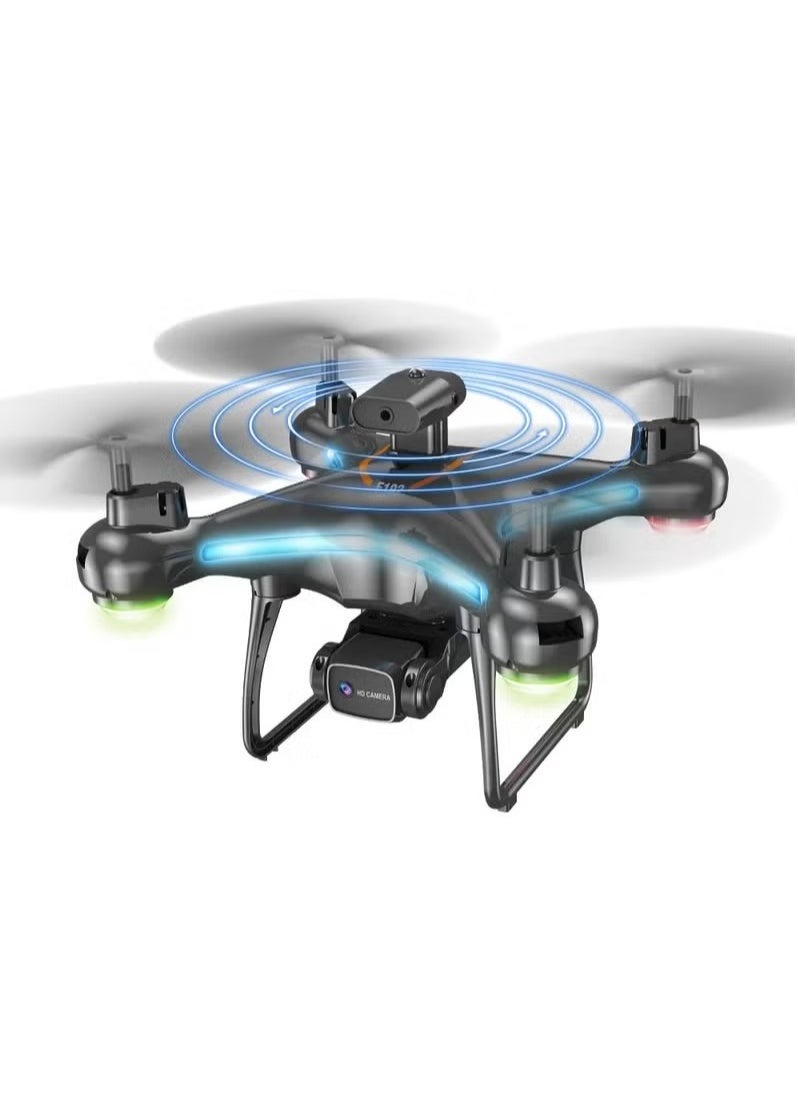 TIGER - F192 Drone with HD Camera – 90° Remote ESC Camera, Multifunctional Mini Drone with Optical Flow Positioning, Handless Mode, Altitude Mode, 360° Flip, WiFi, One Key Return, Obstacle Avoidance, LED Lights - Image 1