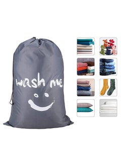 2-Pack Wash Me Laundry Bag, Extra Large Machine Washable Travel Dirty Clothes Storage Organizer Basket Drawstring Closure 100 x 69cm - pzsku/Z4F0DC796CE2ADD01F0B4Z/45/_/1637586644/cf64747b-59bc-4242-b0cb-f6cba1ce8315