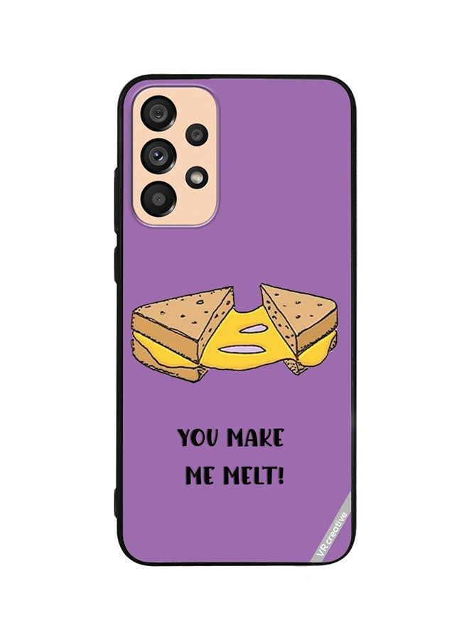 VR CREATIVE Protective Case Cover For Samsung Galaxy A53 5G You Make Me Melt Design Multicolour - Image 1
