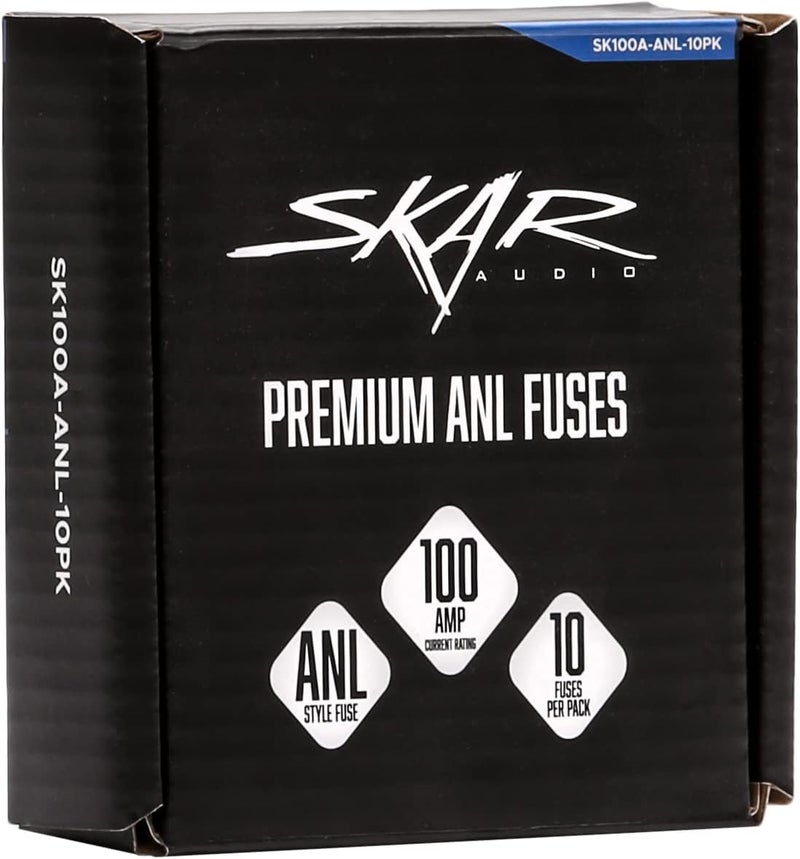 Skar Audio 100 Amp Nickel Plated ANL Fuses (10 Pack) - Image 3