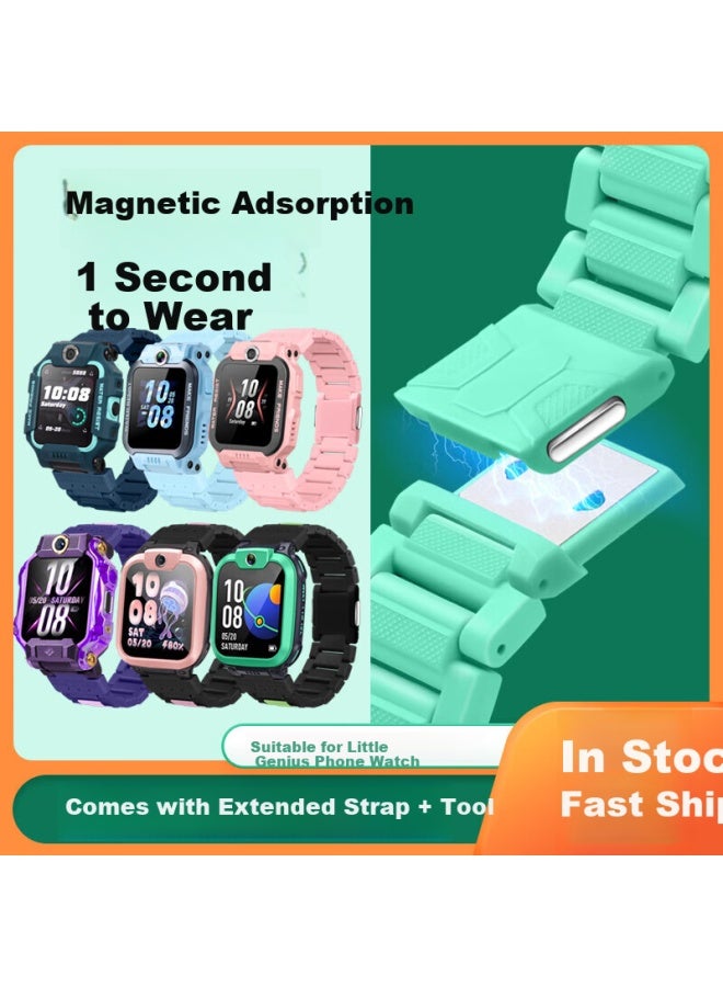 Ten Flashes Tenflash Little Genius Watch Strap Z10/z9/z8a Youth Edition Children's Phone Watch Magnetic Flash Buckle Z7s/z6p/z6/z3/d3/n3/q2a/q1a/z5pro Nebula Pink - Image 4