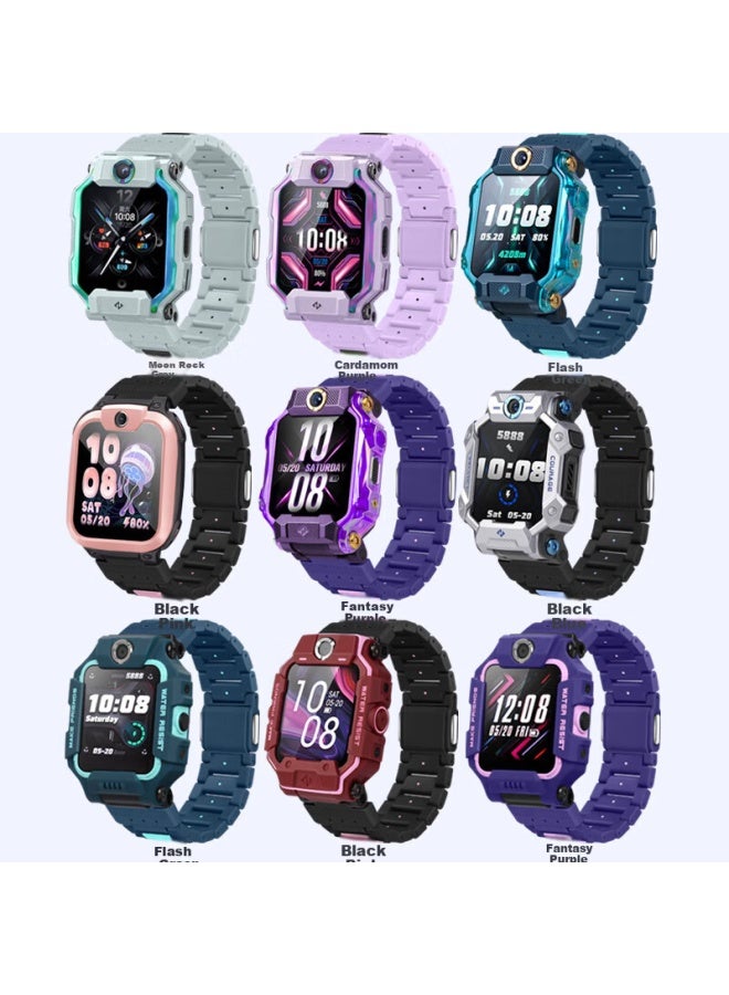 Ten Flashes Tenflash Little Genius Watch Strap Z10/z9/z8a Youth Edition Children's Phone Watch Magnetic Flash Buckle Z7s/z6p/z6/z3/d3/n3/q2a/q1a/z5pro Nebula Pink - Image 2