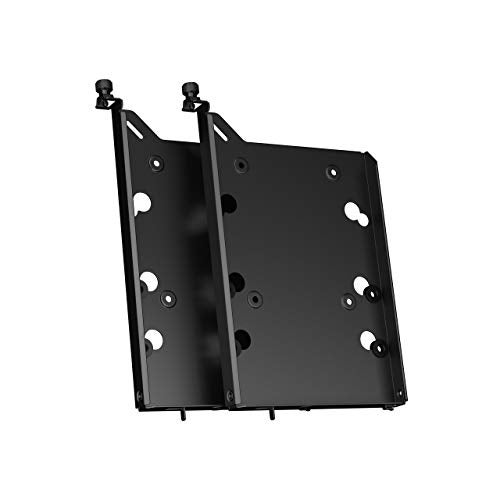 Fractal Design Hard Drive Tray Kit – Type B for Define 7 and Meshify 2 Series - Black (2-Pack) - Image 1