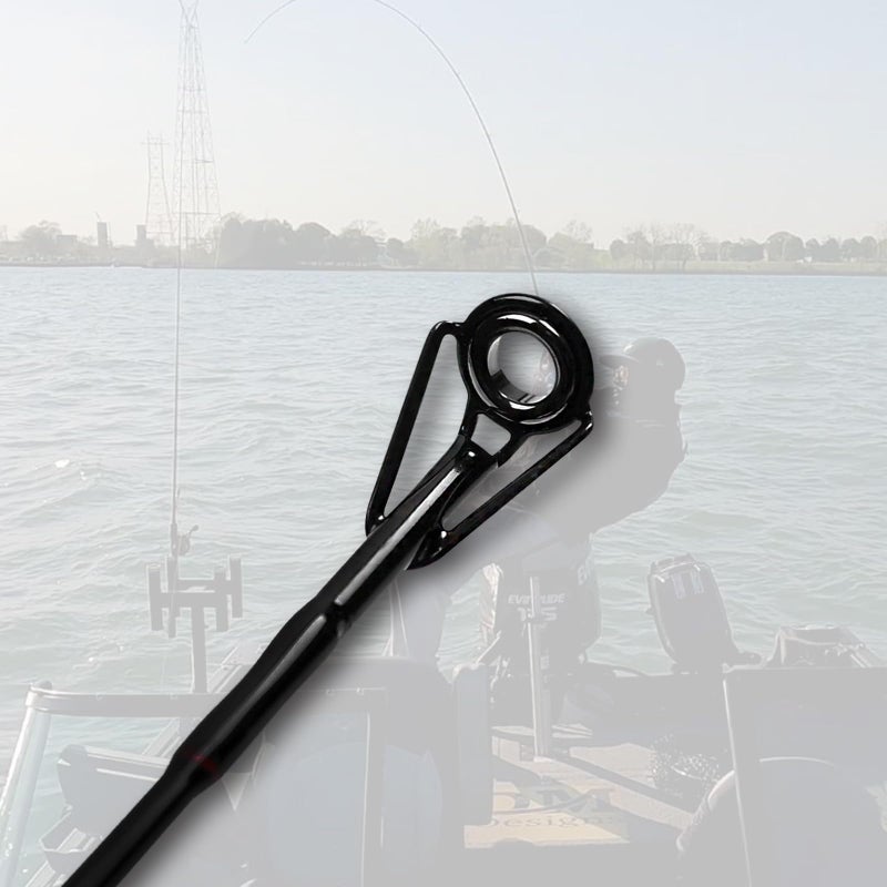 Fiblink 4 Pieces Travel Casting Rod Graphite Baitcasting Fishing Rod Portable Fishing Rod Baitcaster (7' Medium Heavy) - Image 4