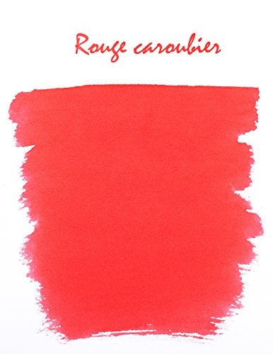 Jacques Herbin Herbin Fountain Pen Ink - 30ml Bottled - Rouge Caroubier - Image 3