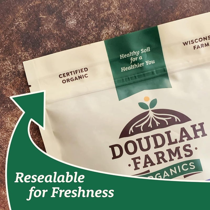 Doudlah Farms Organic Yellow Cornmeal 5 lb Fine Grind - Non-GMO, Gluten-Free, Sugar-Free, Farmed From Regenerative Soil, Vegan, Grown In USA, For Baking Cornbread, Muffins, Pancakes, and More by Doudlah Farms - Image 5