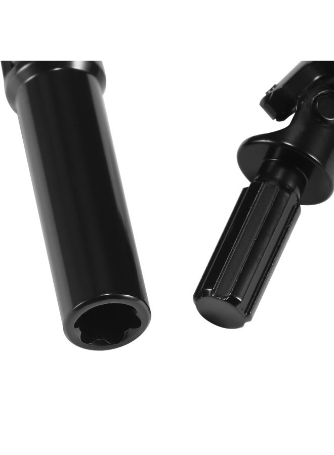 RC 1/18 TRX4-M Stainless Steel Drive Shaft Length 45.5mm Short 39mm Two-pack-Color:Bright Silver  - Image 5