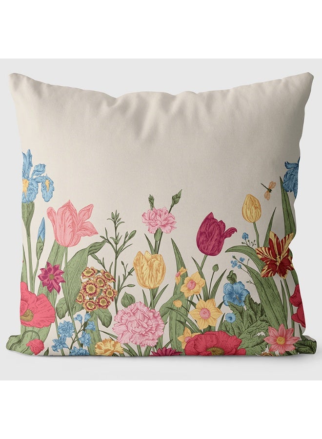 Betaoby 4-Piece Pillowcase, Pillowcase, Modern Decoration Cover 45cm x 45cm, Suitable for Living Room Sofa Bed Pillowcase 18x18 Inches (Double-Sided Pattern) - Image 3