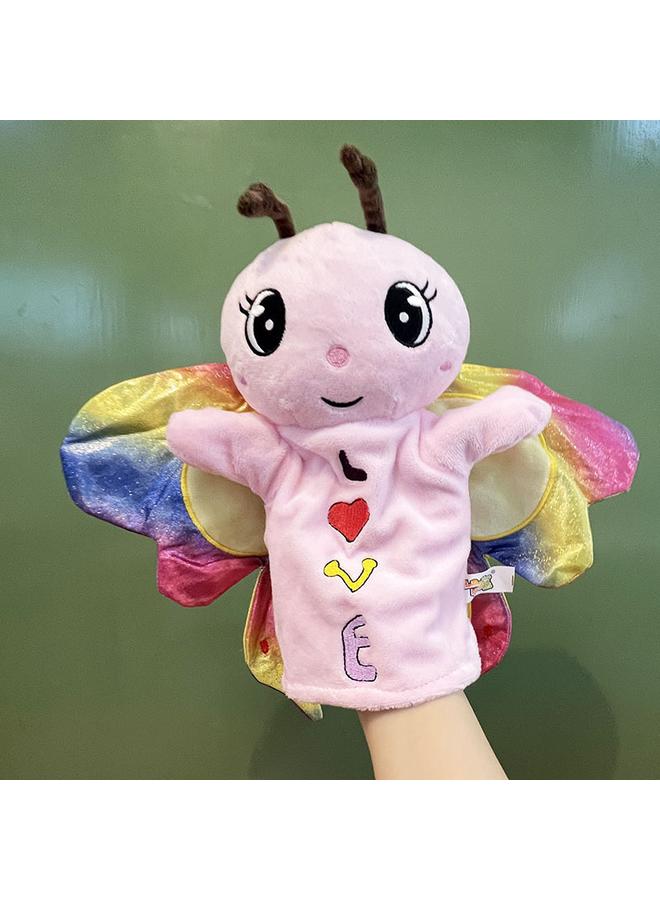 Bluejw New Hand Doll Color Butterfly Plush Toy Kindergarten Parent-Child Comfort Interactive Rag Doll Cross Border Muppet Doll - Image 1