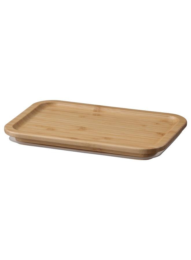 Zaboon Lid, Rectangular/Bamboo - Image 1