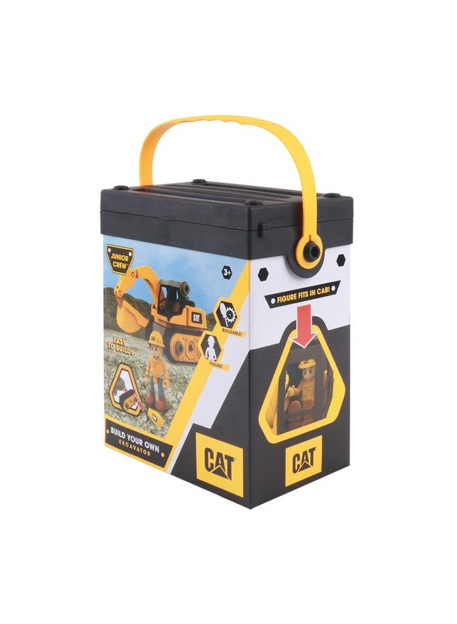 CAT Construction Toys, Construction Junior Crew, Build Your Own Excavator Building Toy, Ages 3 and up - Image 3