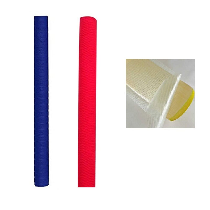 Gmefvr Cricket Bat Grip + Fiber Tape (2 Pc. Grip and 2pc. Tape) Random Colour - Image 1