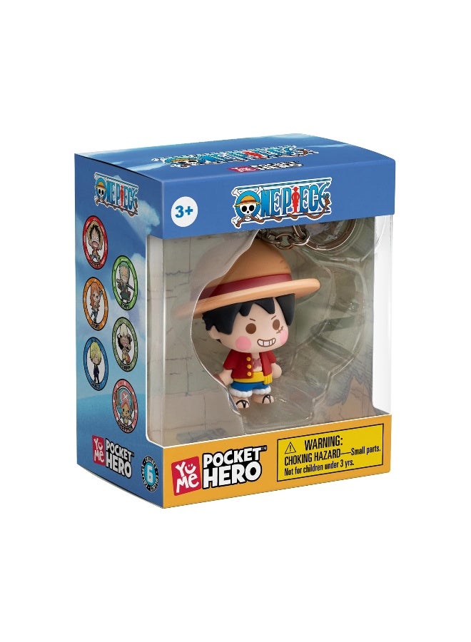 One Piece Collectible Keychain Pocket Hero Chibi Series - Luffy - Image 4