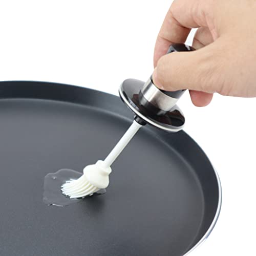 EIKS Oil Bottle with Silicone Brush for Cooking BBQ Kitchen - Image 2