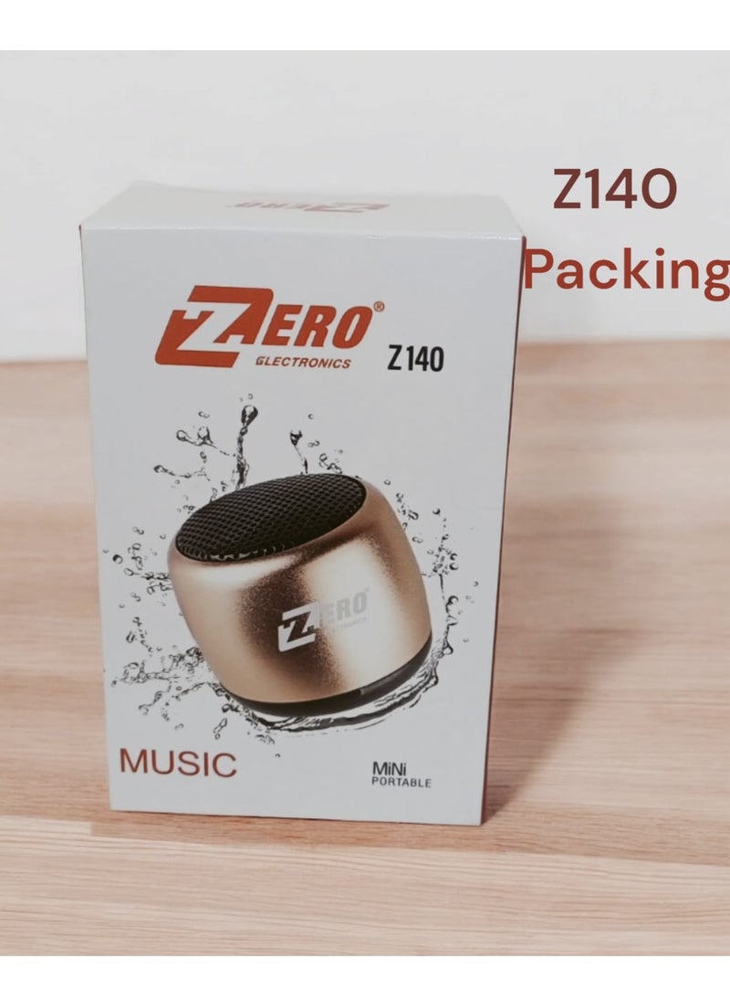 Zero - Z140 Mini Portable Bluetooth Speaker Rose gold - Image 1