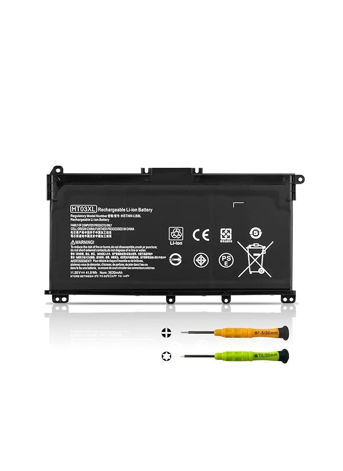 Generic HT03XL HT03041XL L11119-855 Battery for HP Pavilion 15-CS 15-CW 15-DA 15-DB 15-DQ 15-DW 14-CE 14-CF 14-CK 14-CM 14-DH 14-DK 14-DQ 17-CA 17-by HSTNN-UB7 J HSTNN-DB8R HSTNN-DB8S L11421-2C2 L11421-542  - Image 1