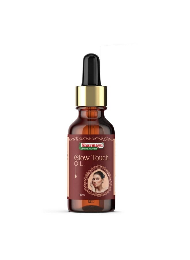 Sharmayu Glow Touch Oil | Ayurvedic Face Oil for Glowing Skin, Dark Spot Removal & Anti-Aging | Saffron & Herbal Blend | 30 ml - Image 1