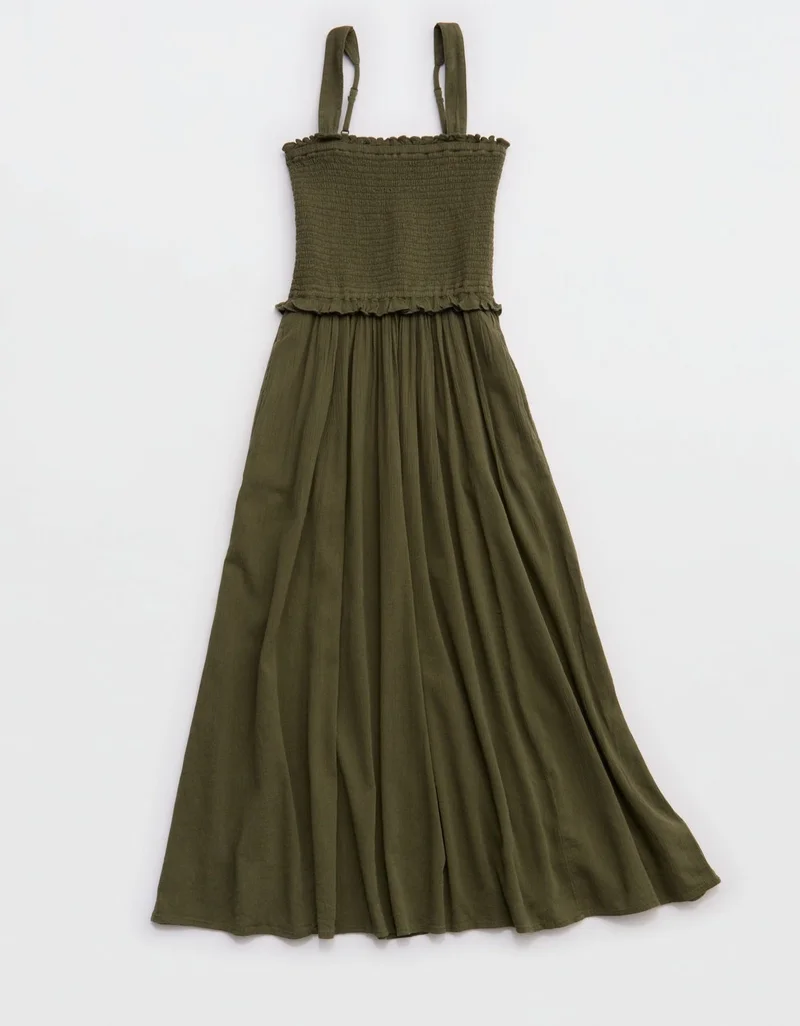 Aerie  Aerie At The Barre Smocked Dress for Women | Best Price UAE