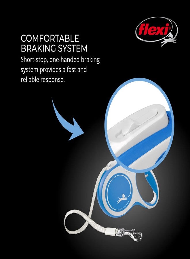 فلكسي طوق كلاب قابل للسحب من فليكسي نيو كومفورت (شريط لاصق)، للكلاب حتى وزن 110 رطل، طول 26 قدمًا، كبير، أزرق/باستيل | منتج ألماني عالي الجودة - Image 5