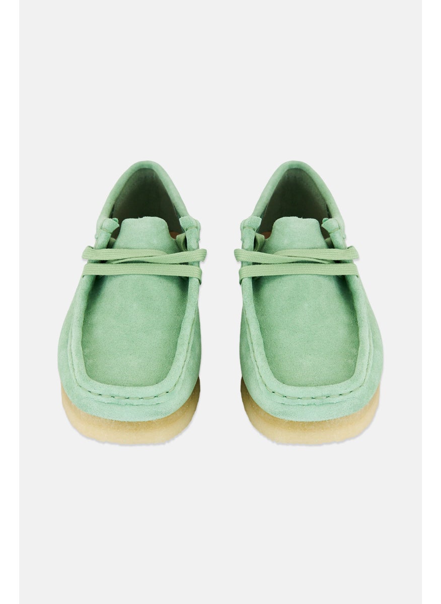 clarks Women Wallabee Standard Fit Lace Up Casual Shoes, Pine Green  - Image 4