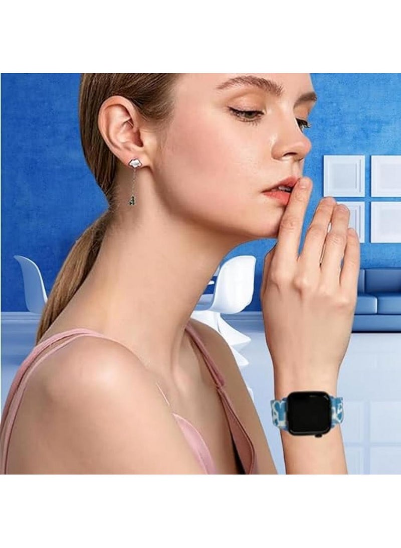 Y&D Applies To Iphone Watch 38/40/41mm Woven Nylon Plain Painted Strap  - Image 2