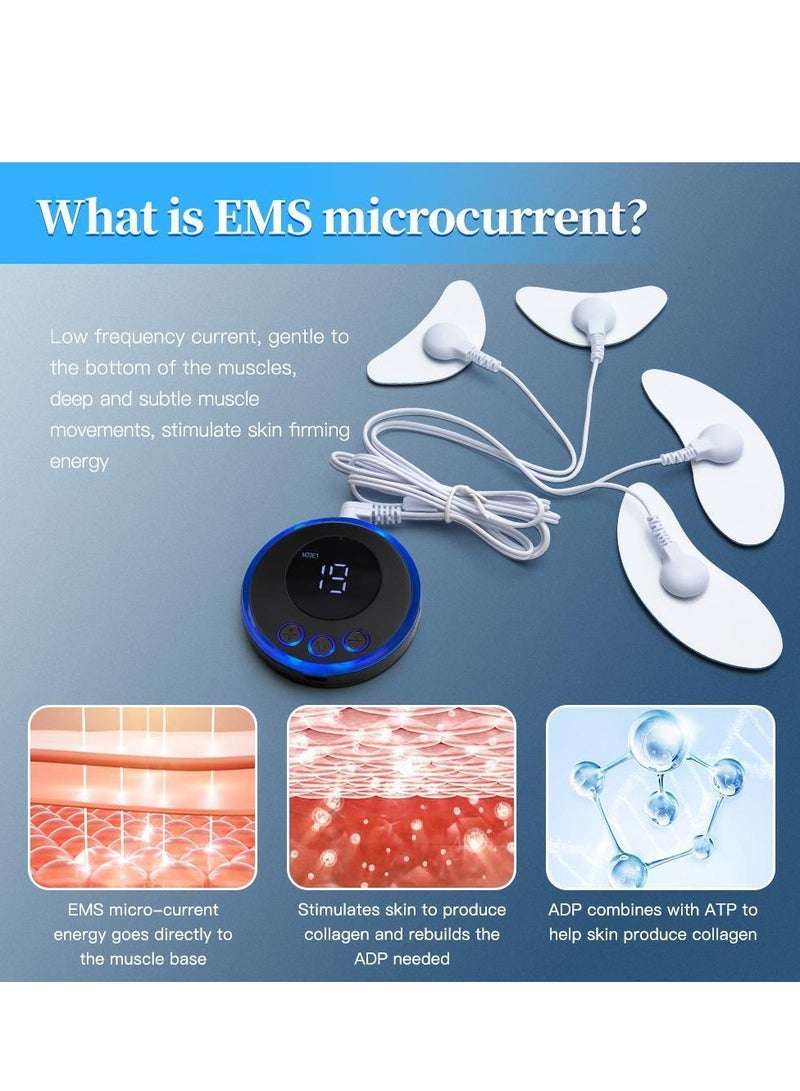 general EMS Facial Massager Low Frequency Pulse Crescent Shape Beauty Device V-Shaped Face Wrinkle Facial Muscle Stimulator - Image 3