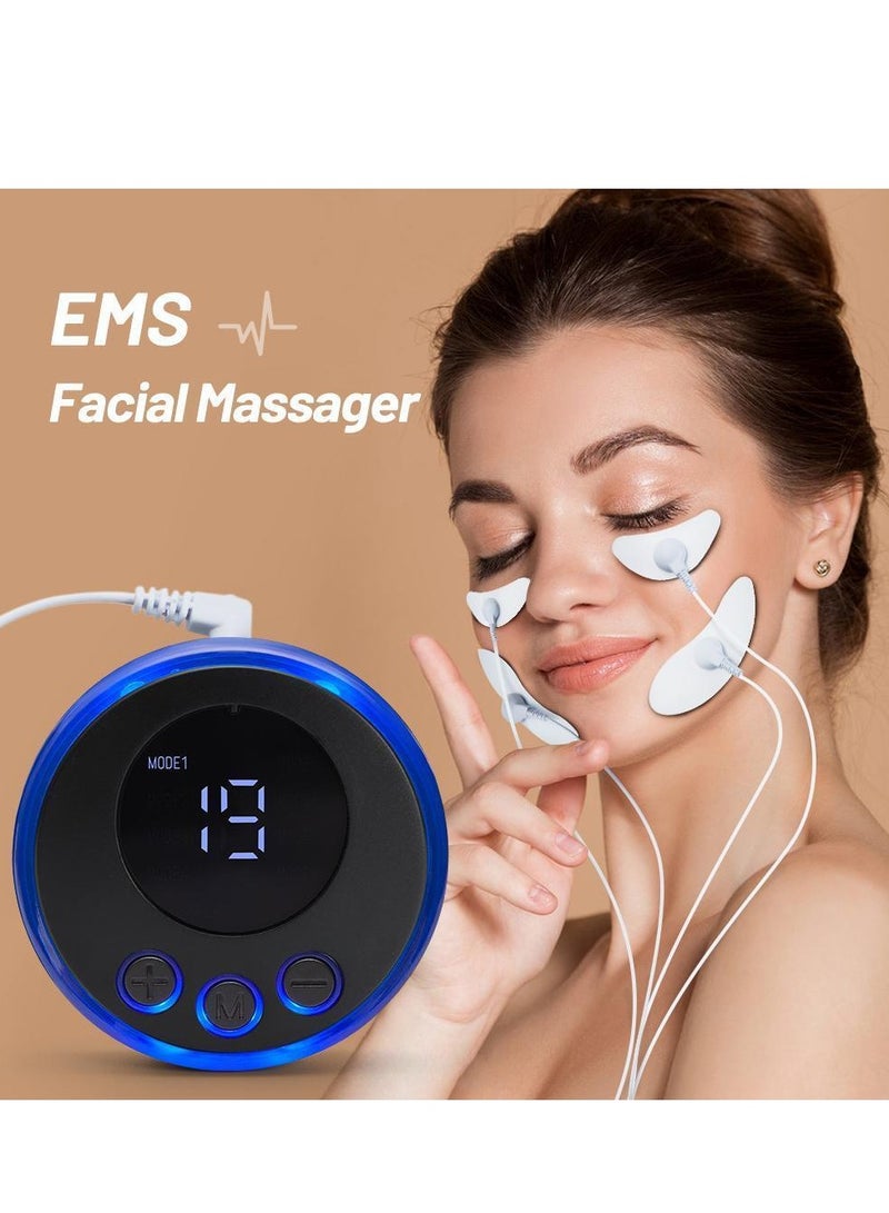 general EMS Facial Massager Low Frequency Pulse Crescent Shape Beauty Device V-Shaped Face Wrinkle Facial Muscle Stimulator - Image 2