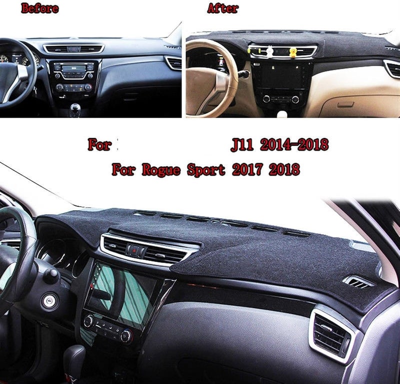 Wivplex Dashboard Cover Mat for Nissan Qashqai J11 - Image 4