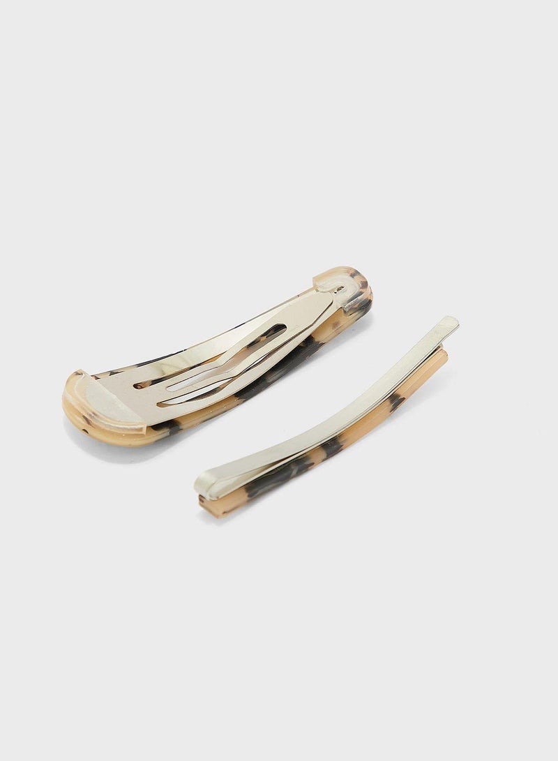 Claires Kids 2 Pack Resin Hair Clips - Image 3