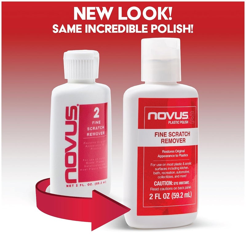 NOVUS طقم تلميع البلاستيك نوفوس 7055 - تنظيف، لمعان وحماية مع مزيل الخدوش الدقيقة - Image 3