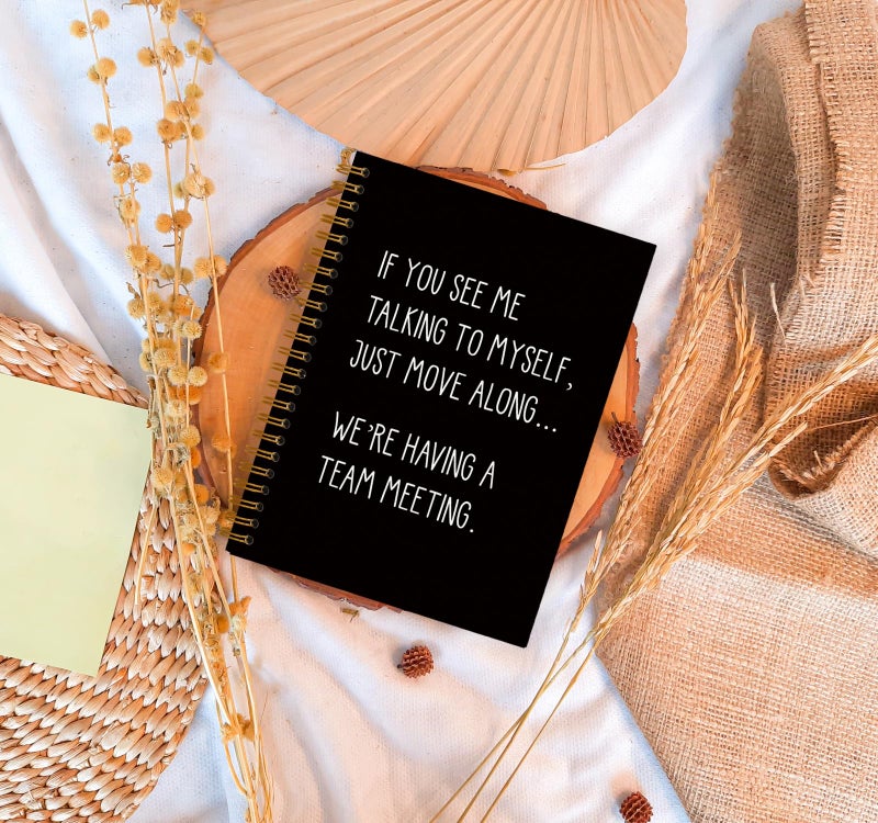 OXW Funny Work Office Gifts, Funny Notebook Journal for Coworkers, Funny Gifts for Women Men Coworkers Adults, Funny Cool Gifts for Coworkers, Sarcastic Gifts for Women(5.5'' X 8.3'') - Image 2
