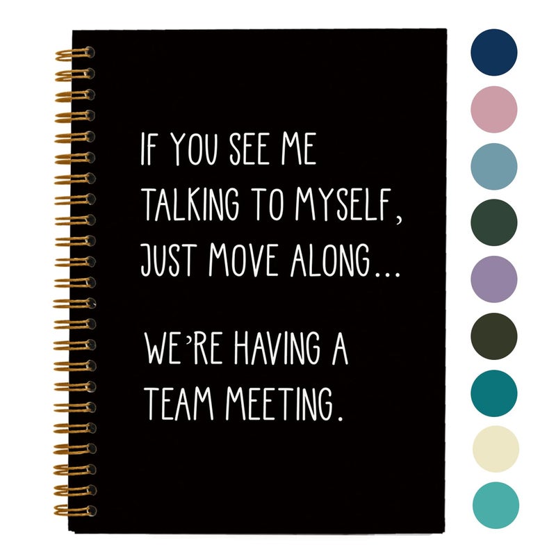 OXW Funny Work Office Gifts, Funny Notebook Journal for Coworkers, Funny Gifts for Women Men Coworkers Adults, Funny Cool Gifts for Coworkers, Sarcastic Gifts for Women(5.5'' X 8.3'') - Image 1