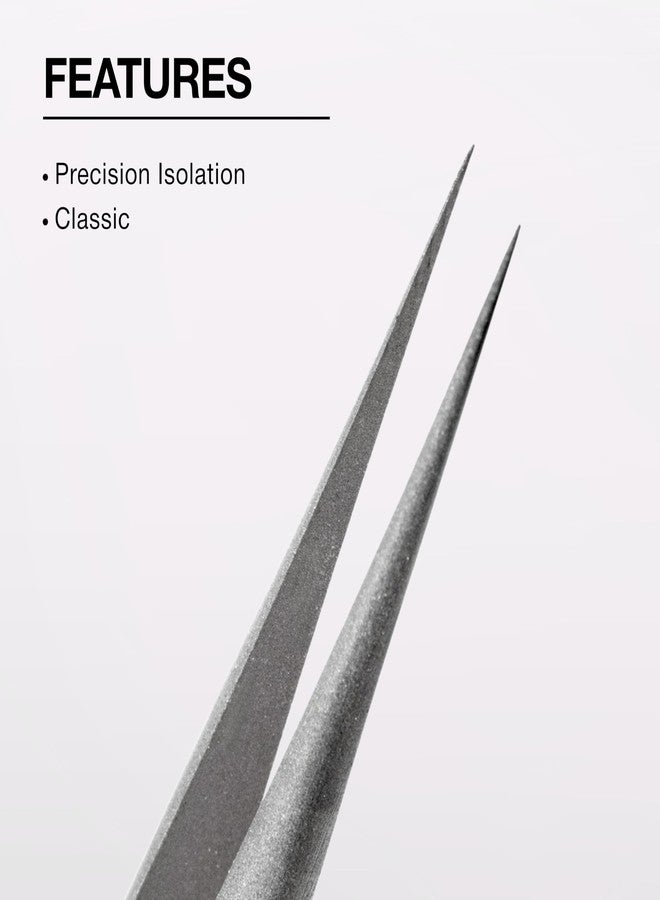 Curacoro Lash Tweezers for Eyelash Extensions - LashSmith Straight Isolation Tweezer for Classic Lashes and Effortless Precision - Image 5
