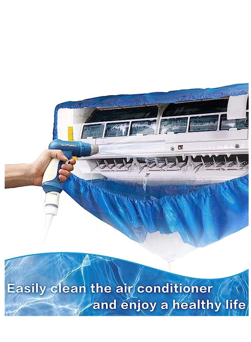 Air Conditioner Cleaning Cover, Waterproof DIY Dust Washing Clean Protector Bag for 2P-3P Air Conditioner - Image 5