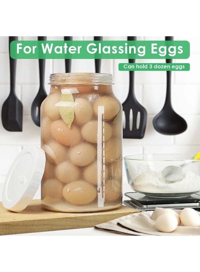 1 Gallon Large Fermentation Jars with Airlocks and Airtight Screw Lid  - Image 3