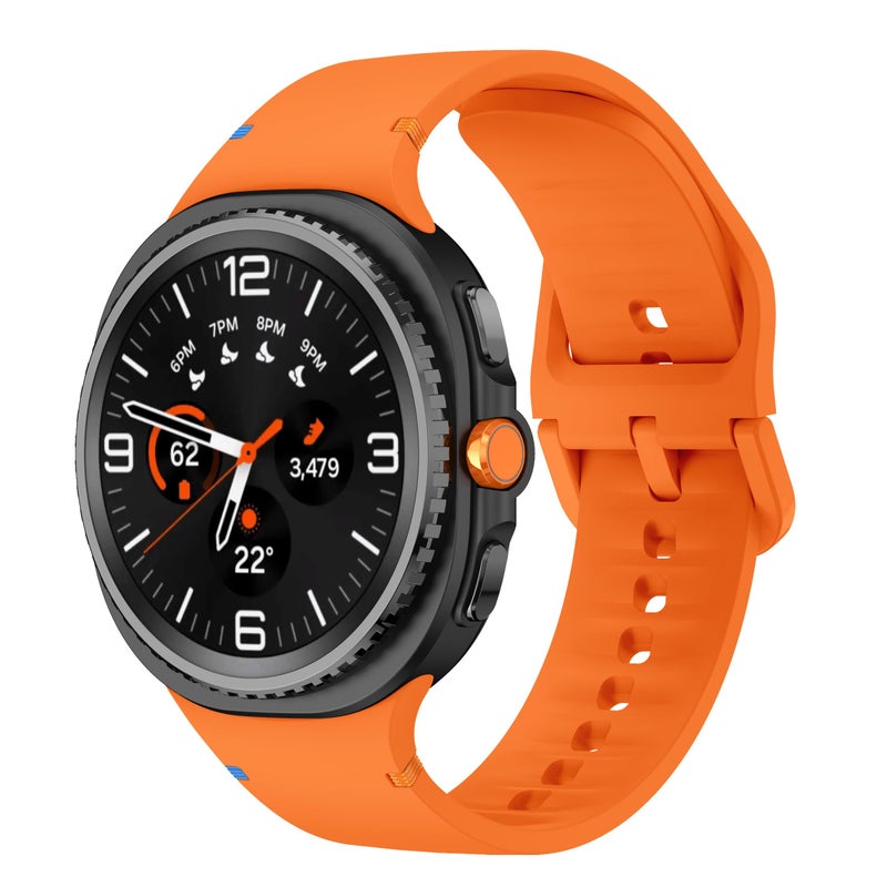 Dado Silicone Sport Strap Compatible with Samsung Galaxy Watch 8 Classic/Watch 8 40mm & 44mm, Waterproof Band with Secure Buckle - Image 2