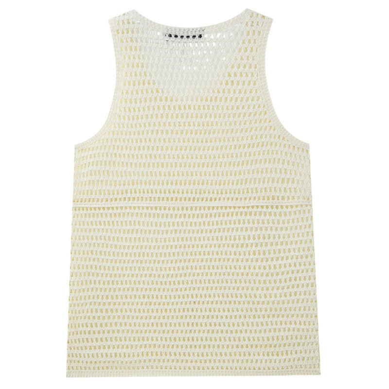 Men's Mesh Knit Vest Sleeveless Summer Casual Top - Image 3