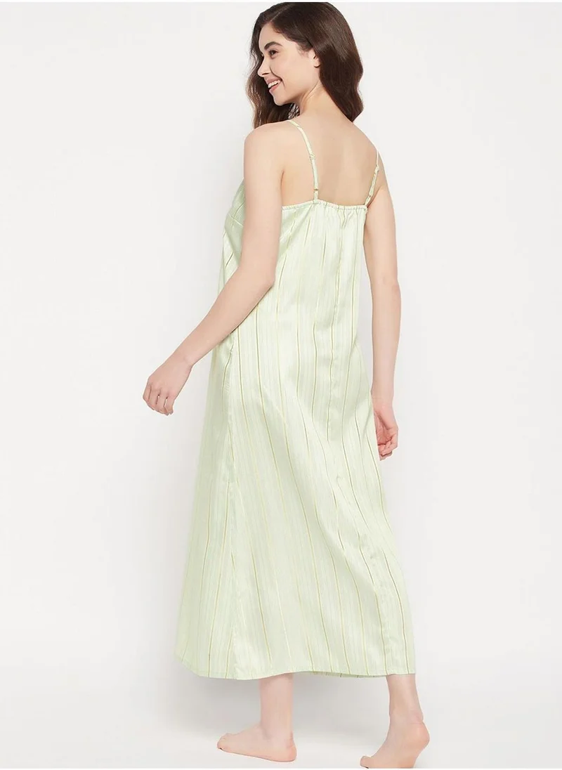 Clovia V-Neck Nightdress