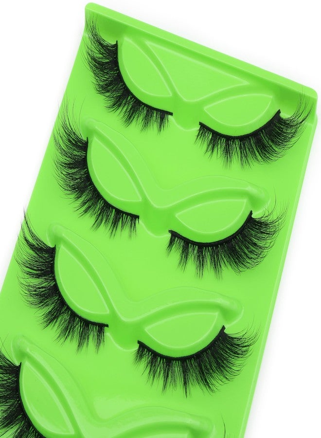 5 pairs Wispy Cat Eye Lashes Wispy False Eyelashes Natural look Eyelashes (W0806) - Image 2