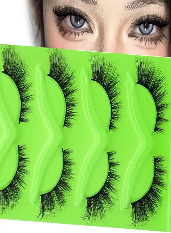 5 pairs Wispy Cat Eye Lashes Wispy False Eyelashes Natural look Eyelashes (W0806) - Image 1