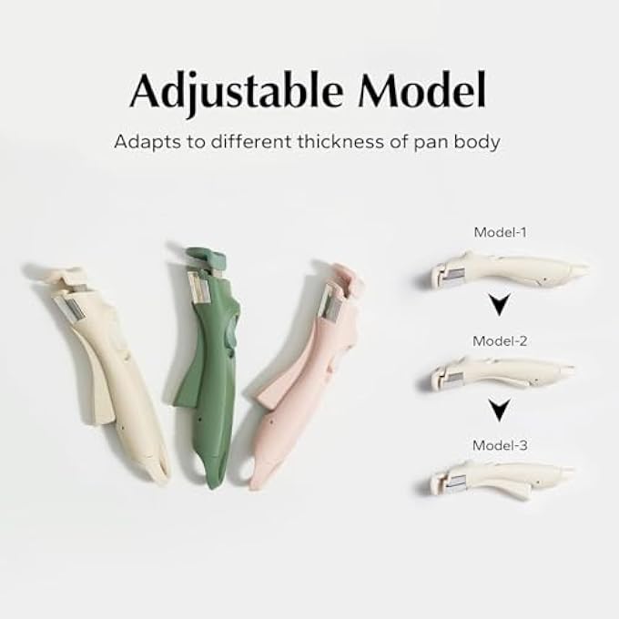 KASTWAVE Removable Handle For Cookware Universal Detachable Pot And Pans Handle Replacement With QuickRelease Button Durable And Ideal For All Cookware Models White - Image 4